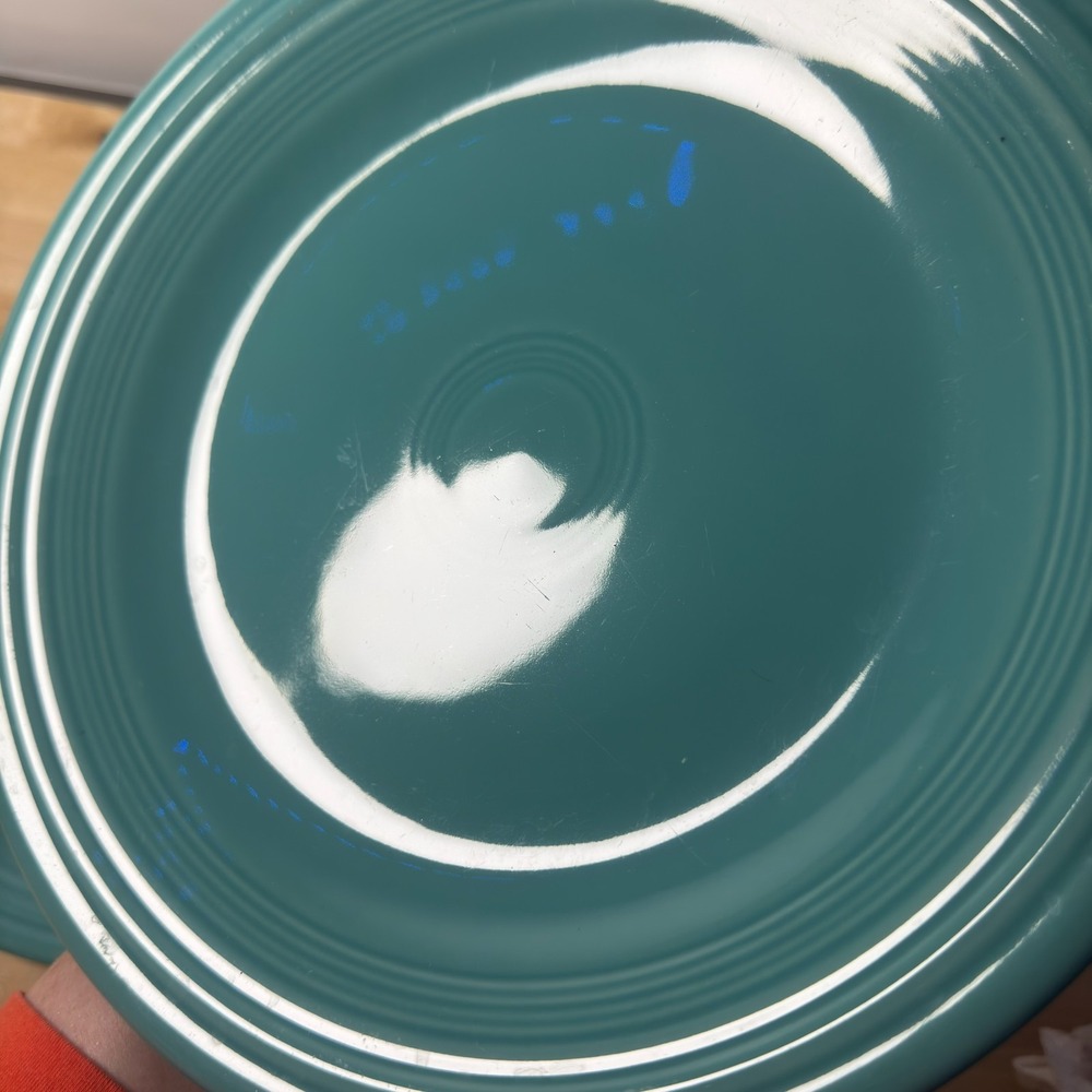 Fiestaware Turquoise 10.25" Dinner Plate - Picture 2 of 9